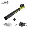 Sun Joe Cordless Compact Turbine Jet Blower 24-Volt 2.0-Ah 100-MPH 24V-TB-LTE